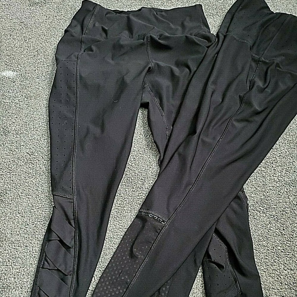 RBX Set of 2 Black Capri Length Yoga Stretch Pants